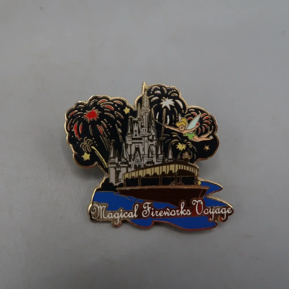 Disney Pixar Cars Luigi Tire Rotation & Magic Kingdom Castle  Trading Pins lot